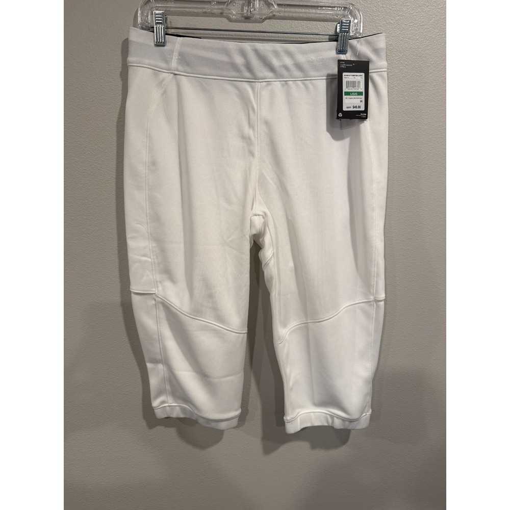 Under Armour Vanish Softball Beltless White Pants 1364115 Women's Size Large‎
